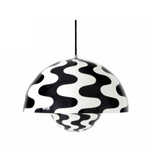 &Tradition FlowerPot pendant VP7 Black-White