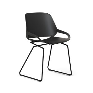 Aeris Numo musta istuin musta kelkkajalka