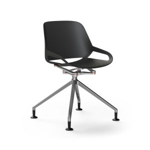 Aeris Numo musta istuin kiillotettu ristikkojalka tassuilla