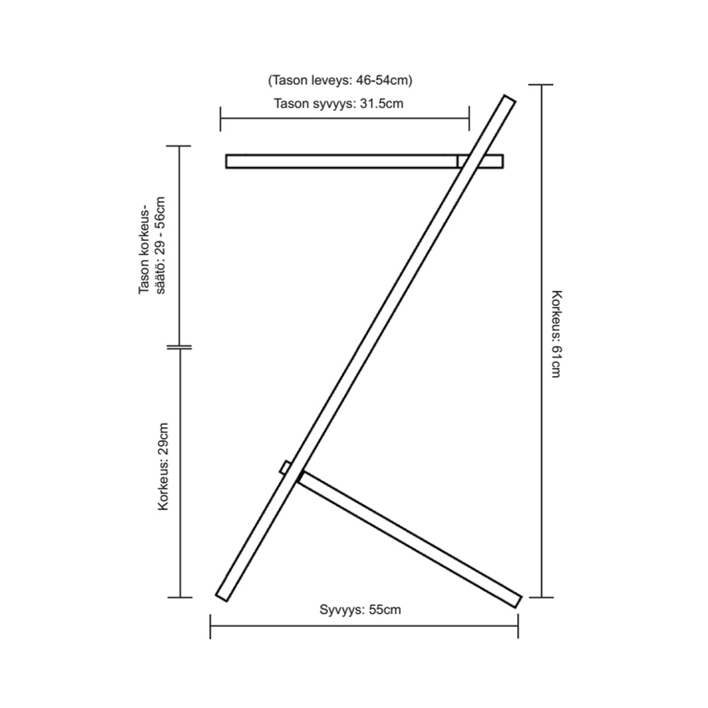 GetUpDesk Light säädettävä pöytätaso seisomatyöhön - Image 8