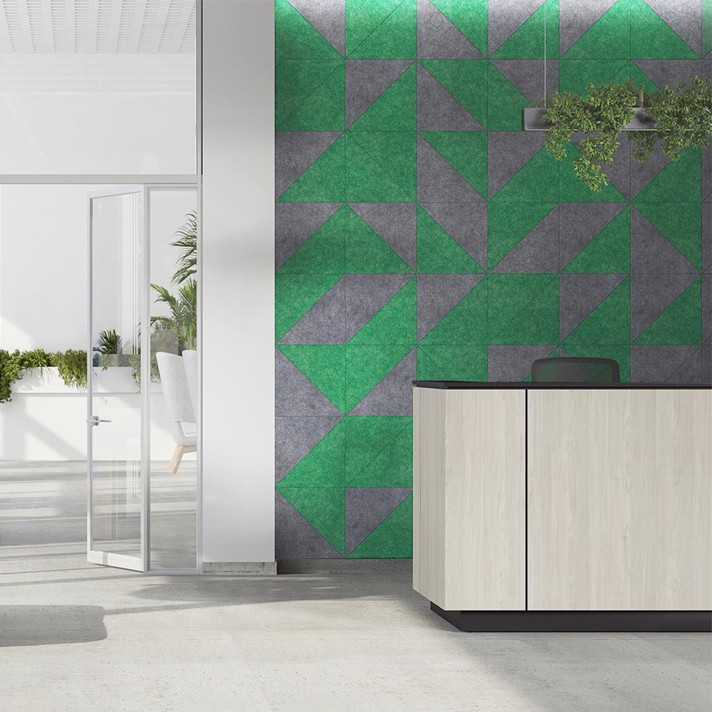 Narbutas Acoustic Artwork Tiles Triangular akustoiva seinäpaneeli (6 kpl) - Image 10