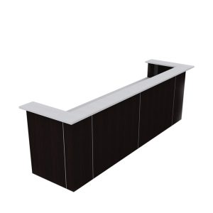 Narbutas Nova vastaanottotiski U-malli (2 hlö)