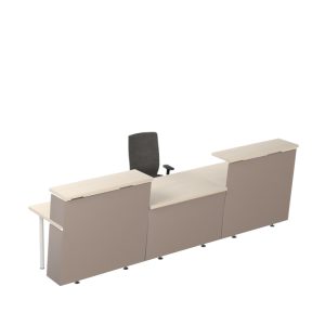 Narbutas Tera vastaanottotiski suora laskutasolla (2-3 hlö)