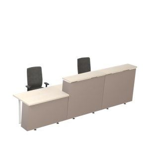 Narbutas Tera vastaanottotiski suora sivulaskutasolla (2-3 hlö)