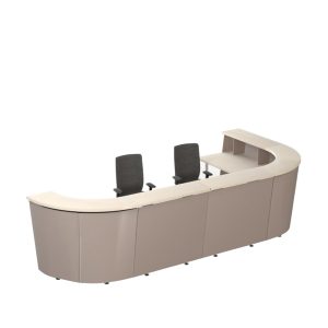 Narbutas Tera vastaanottotiski kaareva malli (2-4 hlö)