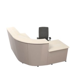 Narbutas Tera vastaanottotiski kaareva kulmamalli laskutasolla (1-2 hlö)