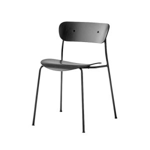 &Tradition Pavilion Chair AV1 Black Lacquered Oak