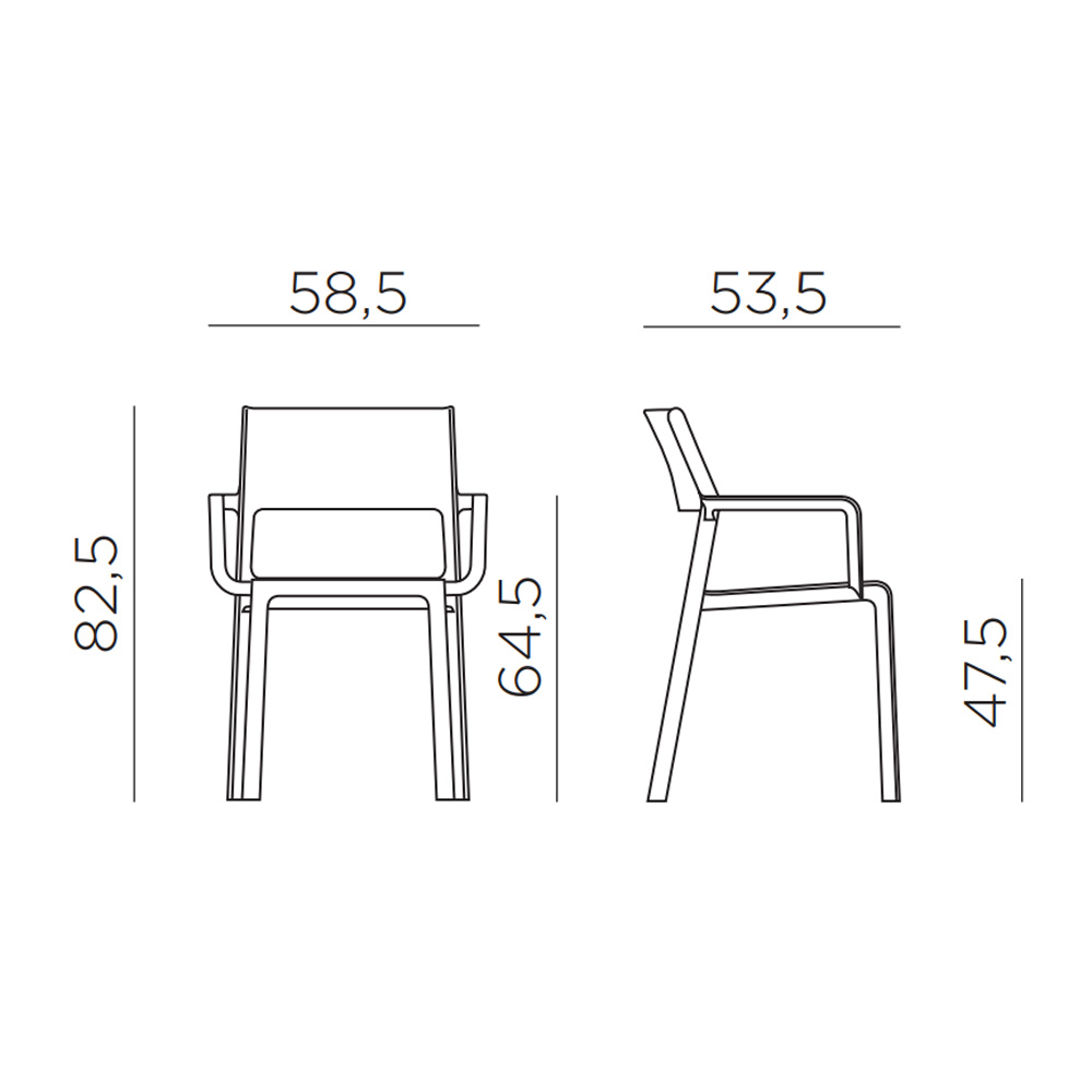 Nardi Trill Armchair terassituoli - Image 11