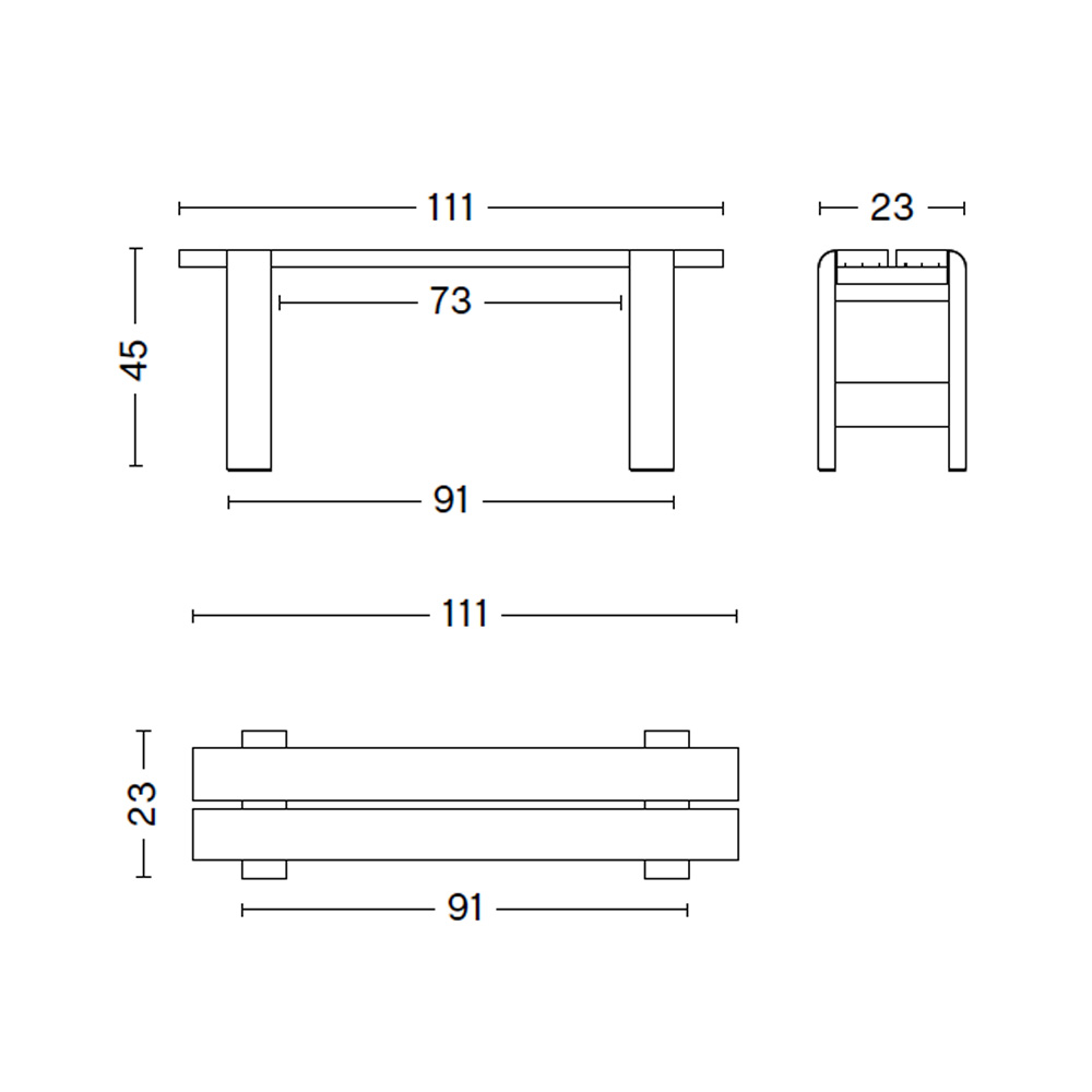 Hay Weekday Bench 111