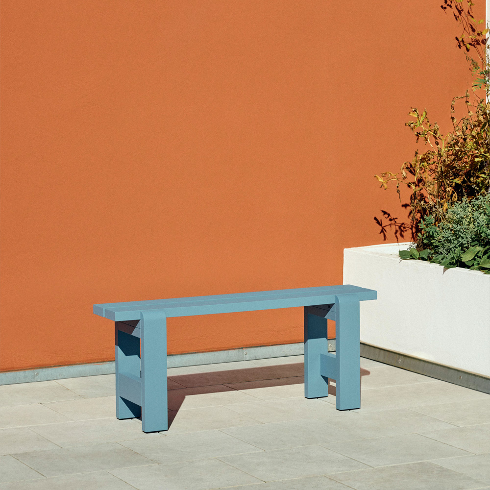 Hay Weekday Bench Azure blue