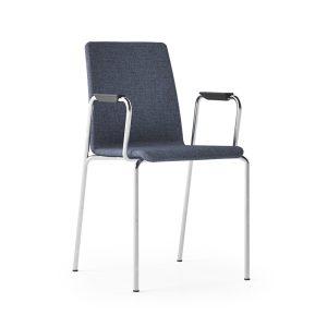 Narbutas Moon tuoli käsinojallinen kromatut jalat