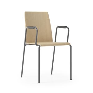 Narbutas Moon Wood tuoli käsinojallinen maalatut jalat