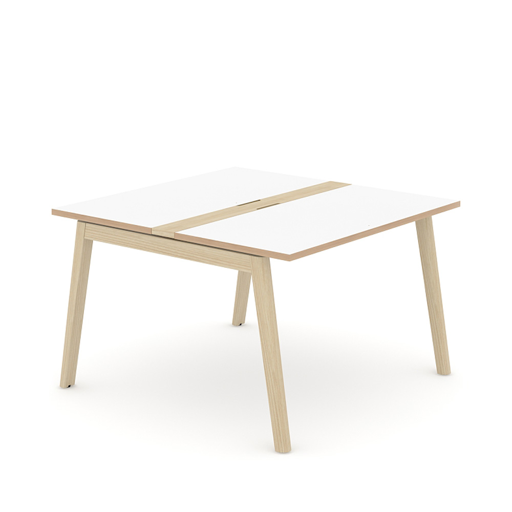 Narbutas Nova Wood MCF neuvottelupöytä keskipaneeli läpivientikannella ja pistorasioilla (4 hlö)