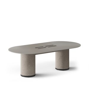 Narbutas Parthos Meeting Table 240 neuvottelupöytä (8 hlö) läpivientiluukuilla