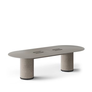 Narbutas Parthos Meeting Table 280 neuvottelupöytä (8 hlö) läpivientiluukuilla