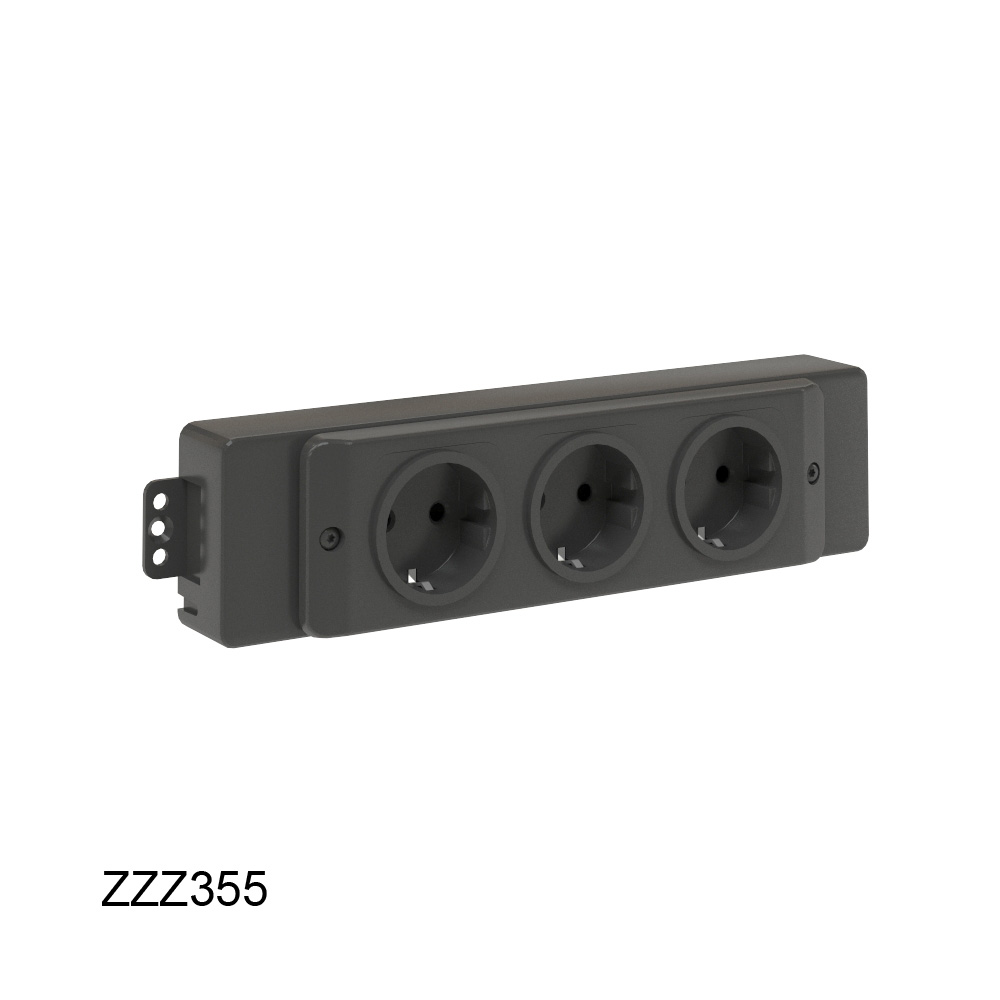 Narbutas Nova Wood MCF neuvottelupöytä keskipaneeli läpivientikannella ja pistorasioilla (4 hlö) - Image 10