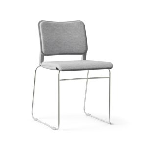 Narbutas Wait tuoli kromatut kelkkajalat istuin- ja selkänojaverhoiltu