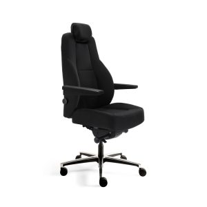 SELECTed SitBack 24/7 valvomotuoli kangas taittuvilla käsinojilla