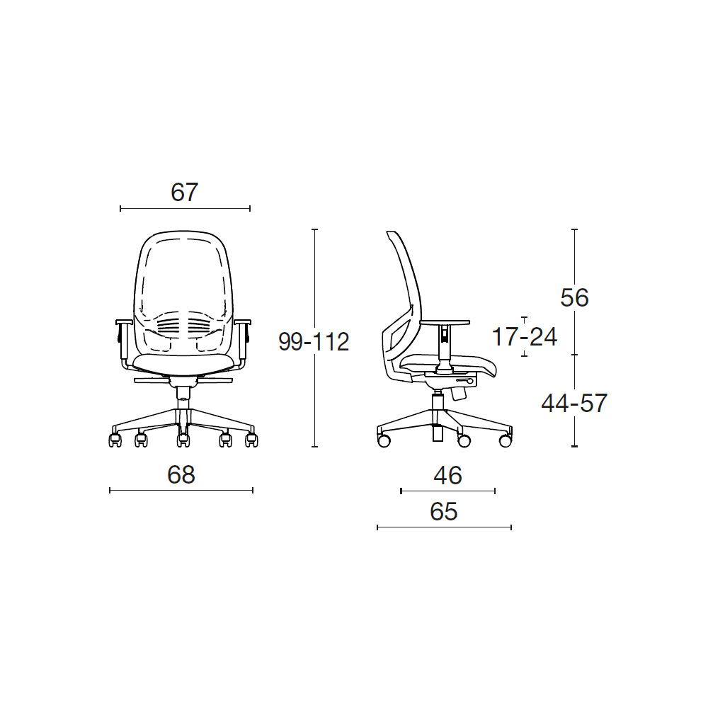 Diemme Hop HORMFTB työtuoli - Image 6