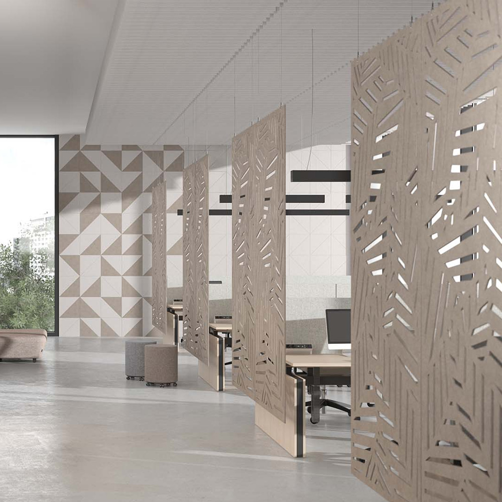 Narbutas Acoustic Artwork Tiles Triangular akustoiva seinäpaneeli (6 kpl) - Image 8