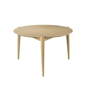FDB Møbler D102 Søs pyöreä sohvapöytä Ø70 lakattu tammi