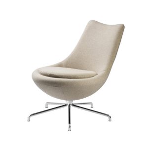 FDB Møbler L40 Bellamie nojatuoli kromattu ristikko