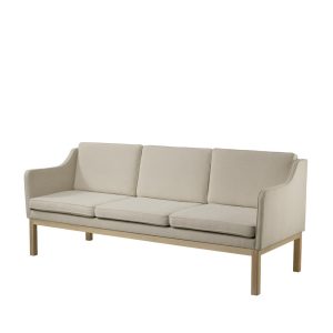 FDB Møbler L43 MK46 Mogens Koch 3-istuttava sohva kangasverhoilu