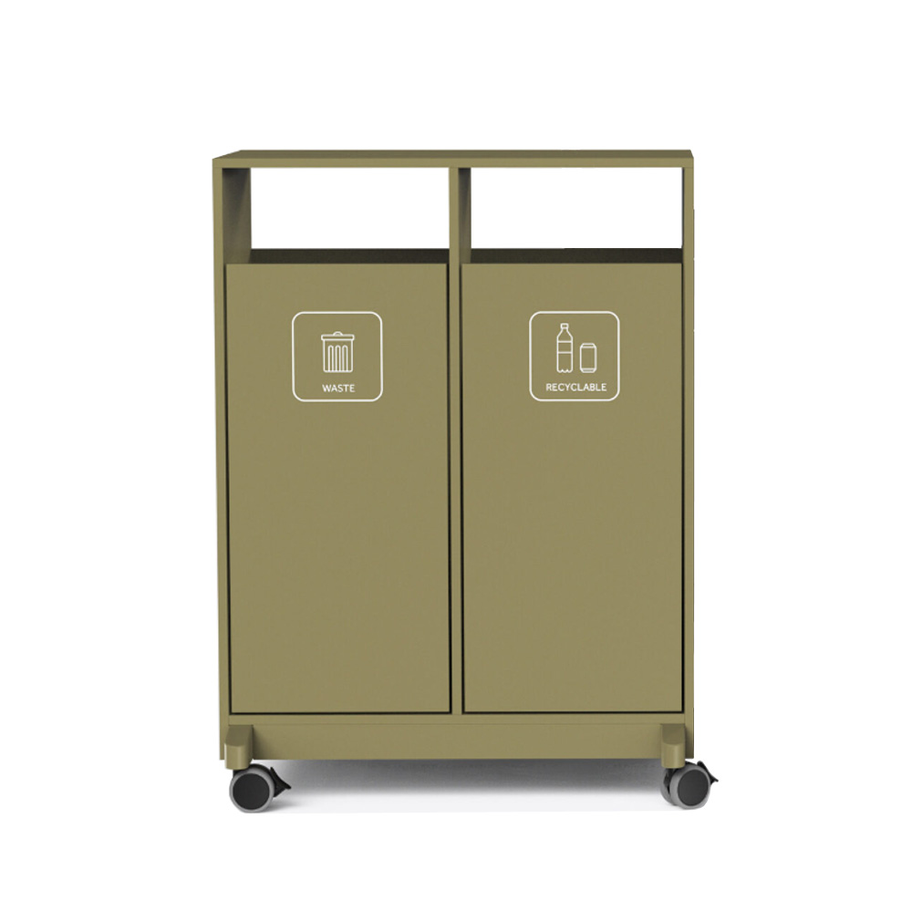 Lundqvist Inredningar Unit 2 Wheels jätteiden lajittelukaappi