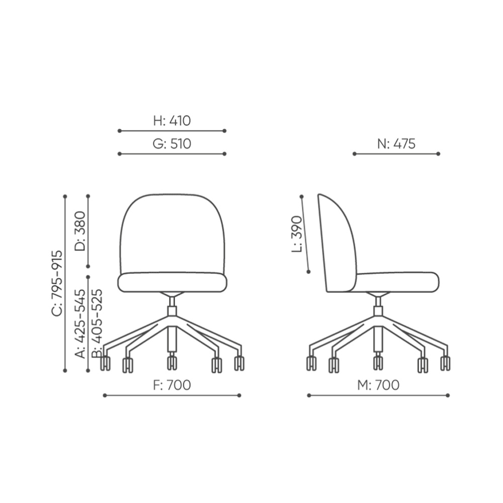 Bejot Flos FSK5R neuvottelutuoli - Image 5