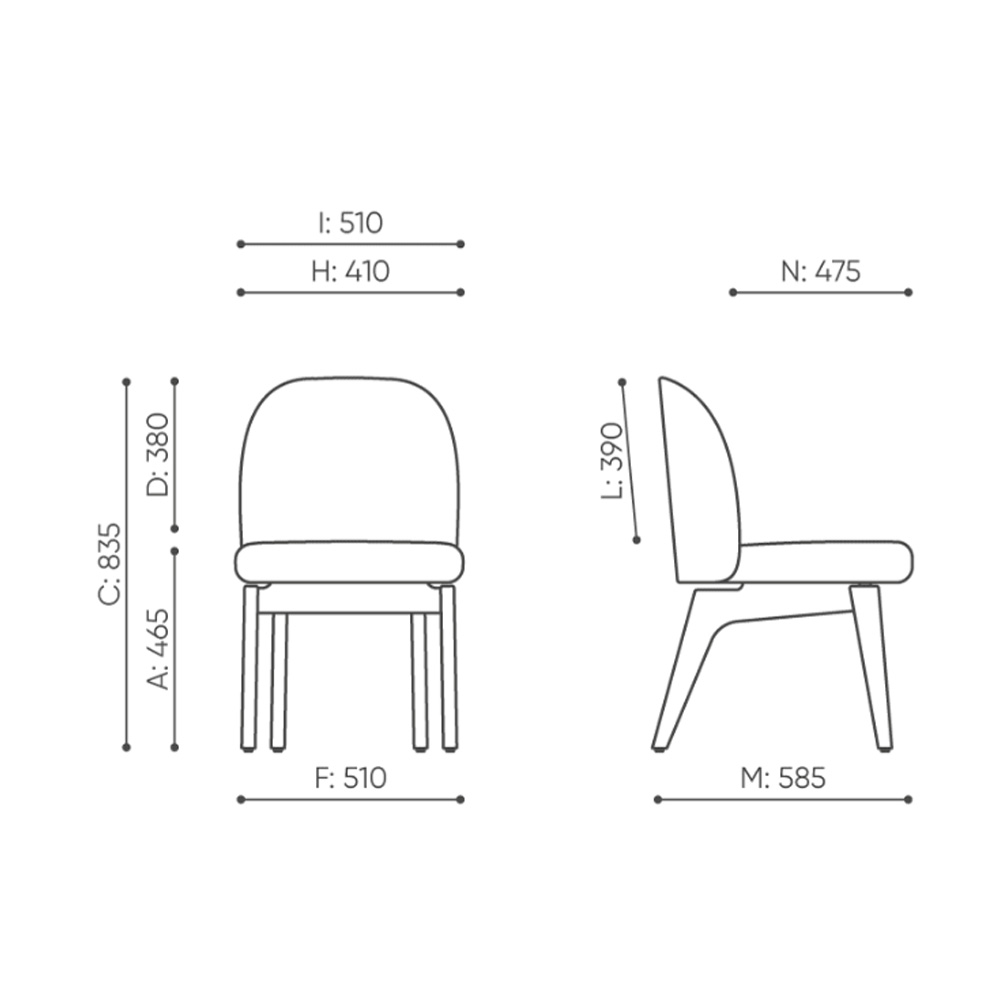 Bejot Flos Wood FSWK721 tuoli - Image 3