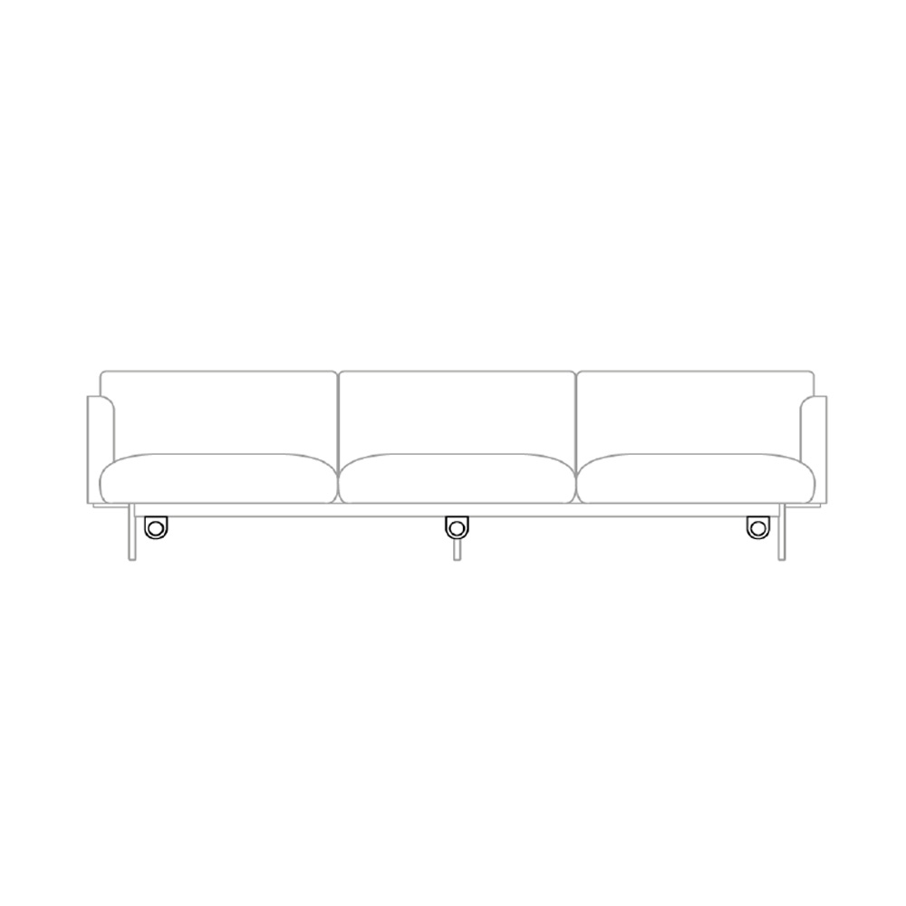 Bejot Fora FR423 3-hengen sohva - Image 4