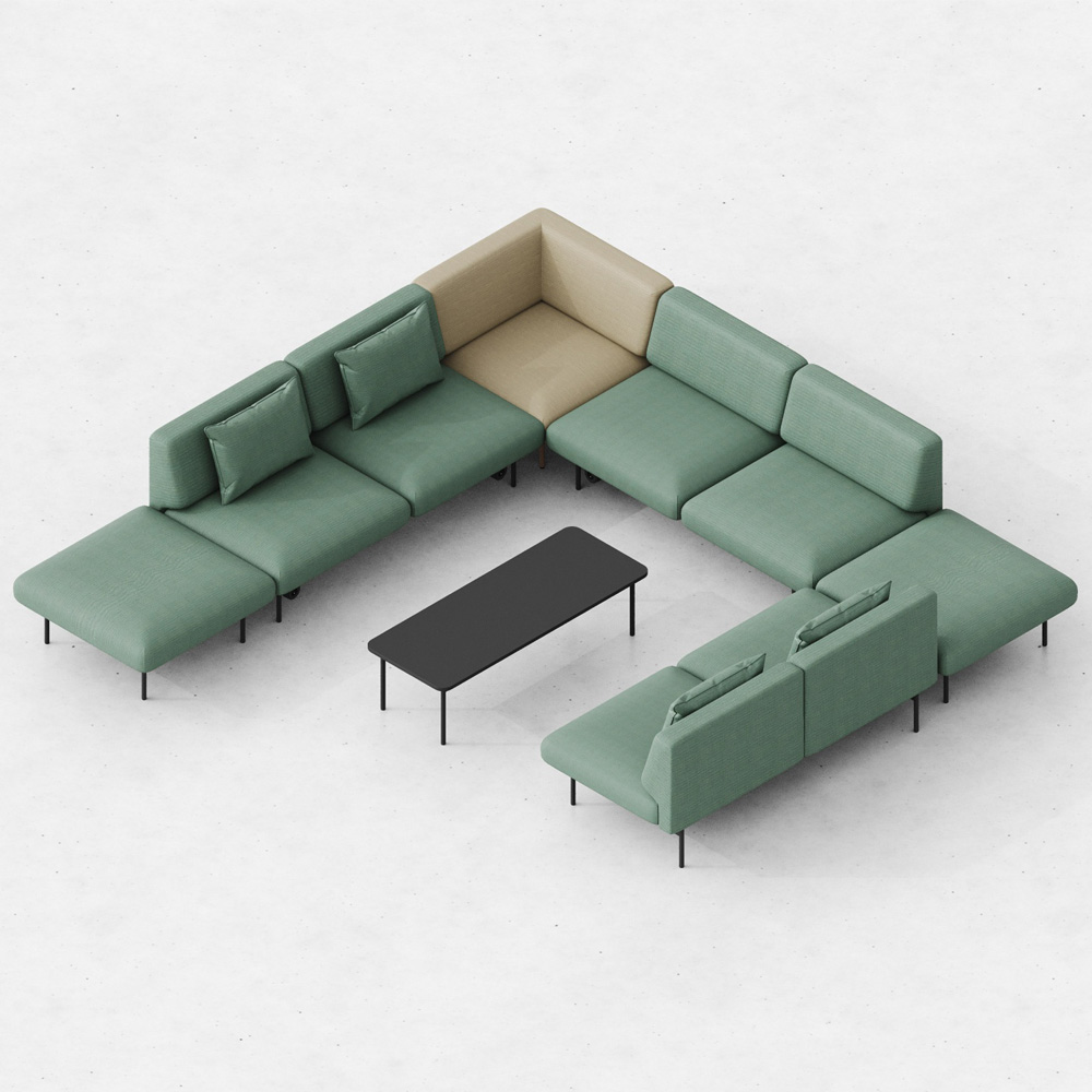 Bejot Fora FR4CC 1-hengen kulmasohvamoduuli - Image 8